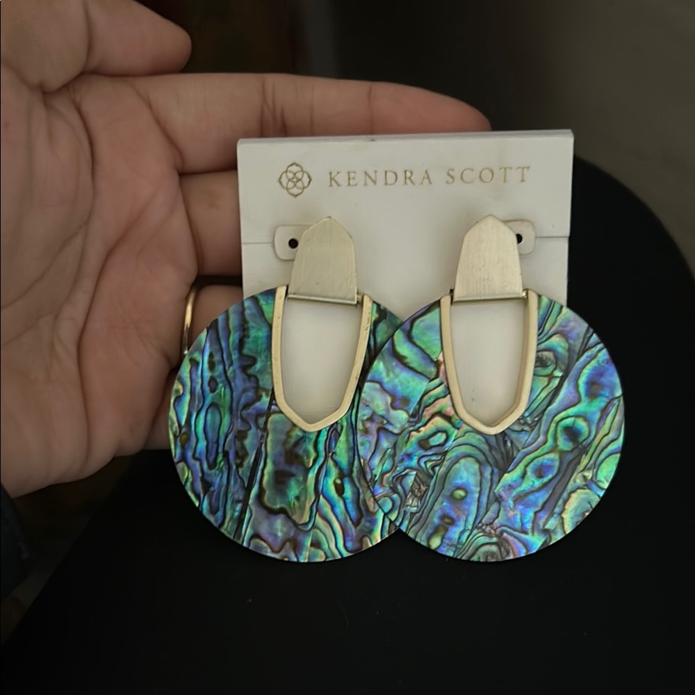 Kendra Scott Diane Abalone Shell Earrings